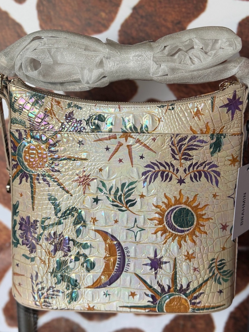 LAST ONE Brahmin Katie vitality crossbody NWT moon stars Sun - Picture 4 of 9